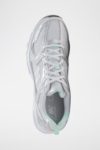 Gympen 530 - Zilverkleurig en Lichtgroen - New Balance