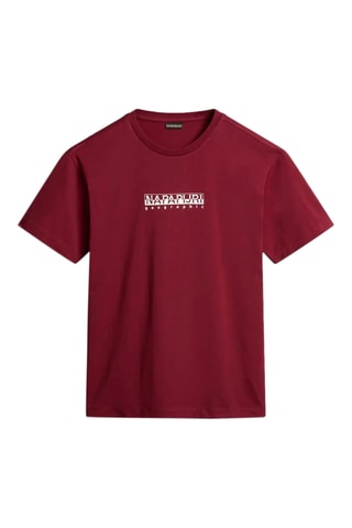 T-shirt Box - Bordeauxrood - Napapijri