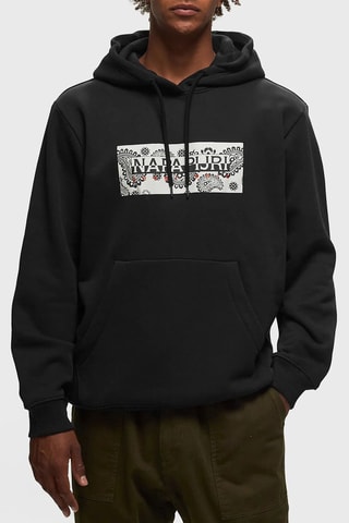 Sweater met Capuchon Andesite - Zwart - Napapijri