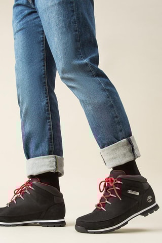 Leren Wandelschoenen Euro Sprint Hiker - Zwart - Timberland
