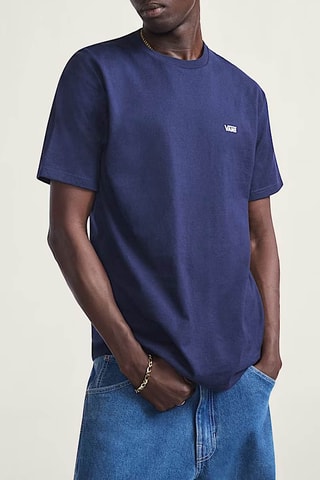 T-shirt Left Chest - Marineblauw - Vans