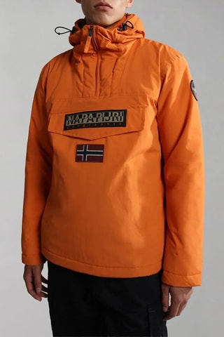 Jasje met Capuchon Rainforest - Oranje - Napapijri