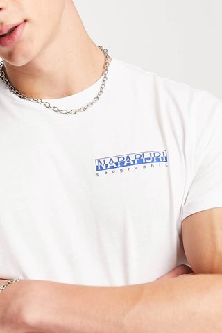 T-shirt S-evan - Wit - Napapijri