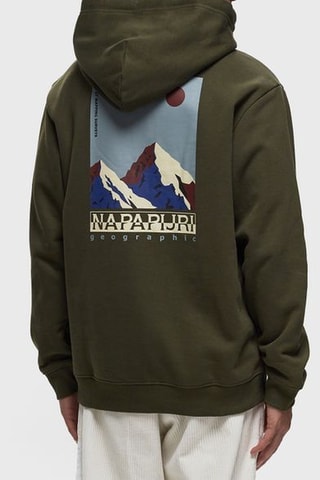 Sweater met Capuchon Telemark - Kaki - Napapijri