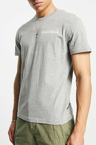 T-shirt Lilo - Gemêleerd Grijs - Napapijri