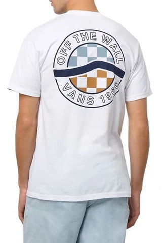 T-shirt Worldwide - Wit - Vans