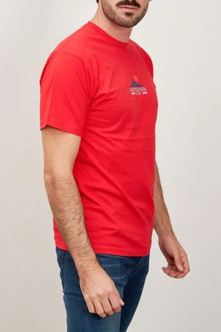 T-shirt Outdoor Club - Rood - Vans