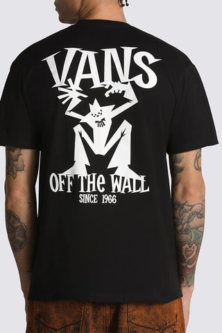 T-shirt Sketchy friend - Zwart - Vans