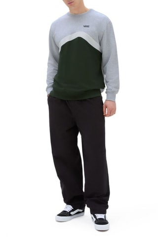 Sweater Side Stripe Block - Gemêleerd Grijs - Vans