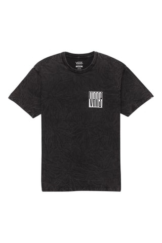 T-shirt tie and dye Stacked - Zwart - Vans