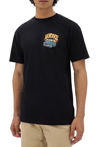 T-shirt Running on Empty - Zwart - Vans