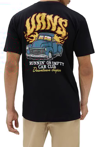 T-shirt Running on Empty - Zwart - Vans
