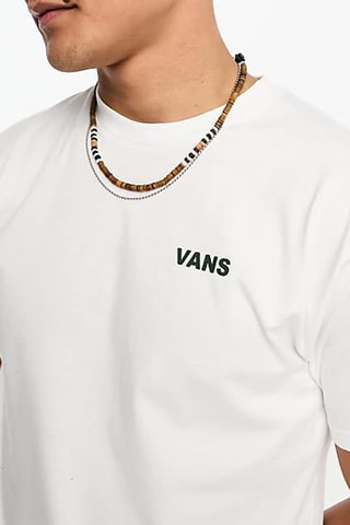 T-shirt Floating Around - Wit - Vans