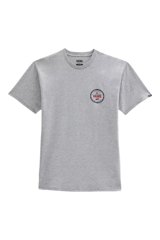 T-shirt Check back - Gemêleerd Lichtgrijs - Vans