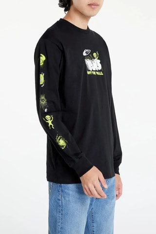 T-shirt Space Greetings - Zwart - Vans