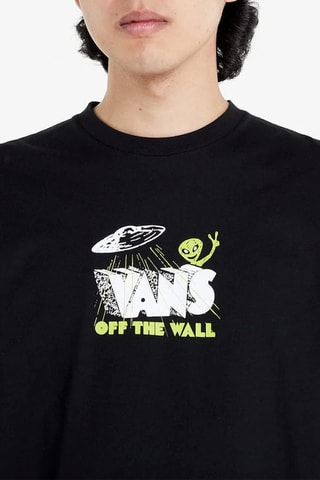 T-shirt Space Greetings - Zwart - Vans