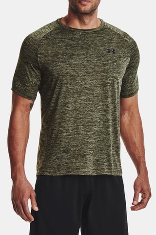 Trainingsshirt Tech 2.0 - Gemêleerd Kaki Under Armour