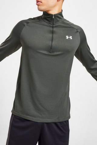 Trainingsshirt Tech 2.0 - Donkergroen Under Armour
