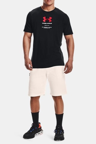 T-shirt Symbol - Zwart en Rood - Under Armour