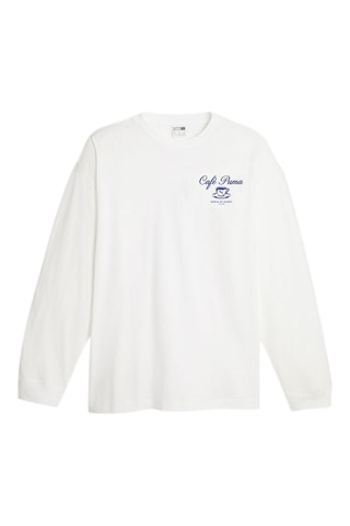 T-shirt Classics Cafe - Wit - Puma