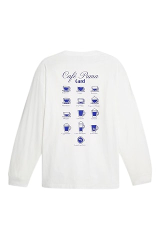 T-shirt Classics Cafe - Wit - Puma