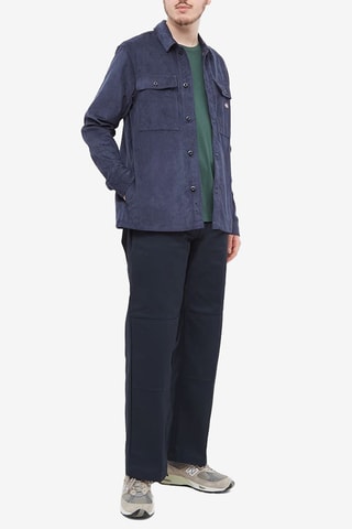 Velours Overhemd Higginson - Marineblauw - Dickies