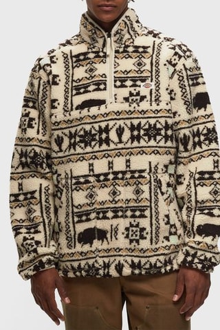 Fleece Sweater - Ecru en Zwart - Dickies