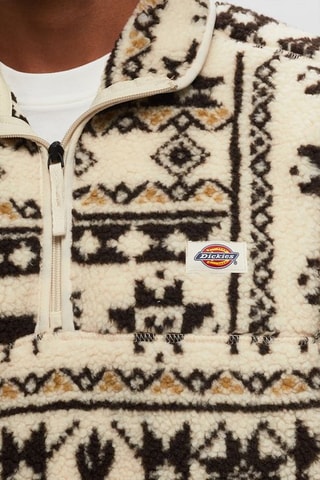 Fleece Sweater - Ecru en Zwart - Dickies
