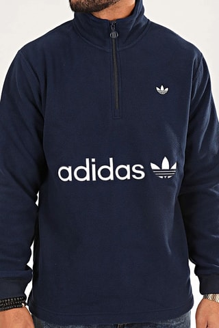 Fleece Sweater Originals - Marineblauw - Adidas