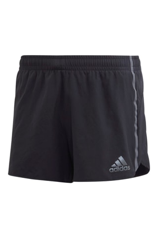 Hardloopshort Saturday split - Zwart - Adidas