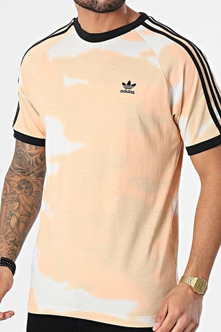 T-shirt tie and dye Originals - Wit en Roze - Adidas