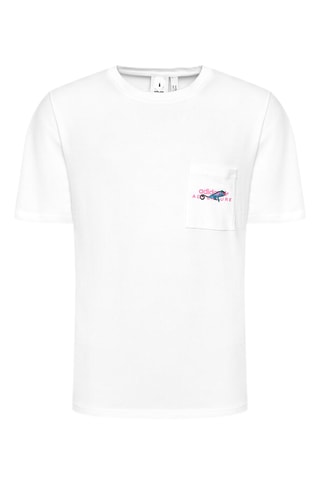 T-shirt Originals adventure pocket - Wit - Adidas