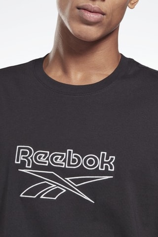 T-shirt Outline - Zwart - Reebok