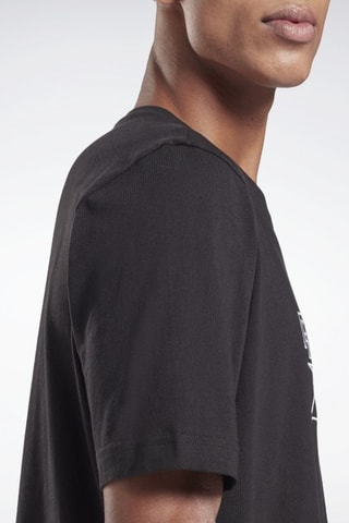 T-shirt Outline - Zwart - Reebok