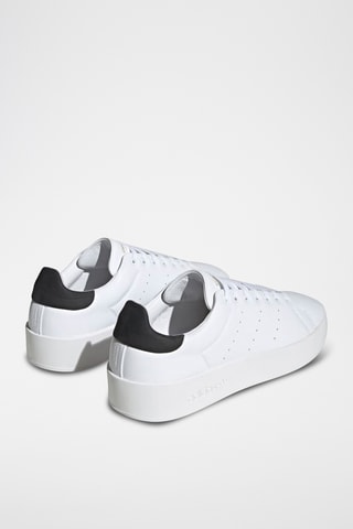 Leren Voetbalschoenen Stan Smith Relasted - Wit - Adidas