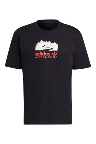 T-shirt Originals Adventure central - Zwart - Adidas