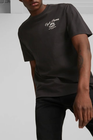 T-shirt Classics Cafe - Zwart - Puma
