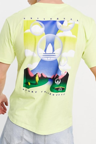 T-shirt Originals Summer Box - Geel - Adidas
