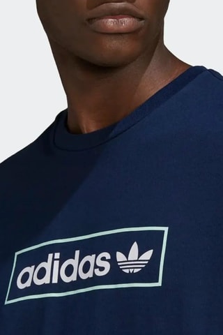 T-shirt Originals Summer Club - Marineblauw - Adidas