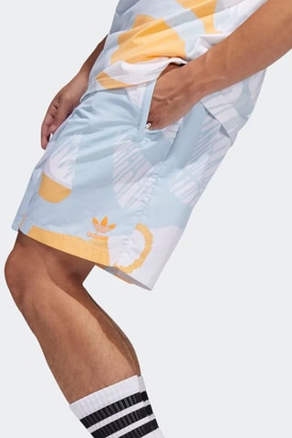 Short Originals SPRT US - Wit en Hemelsblauw - Adidas