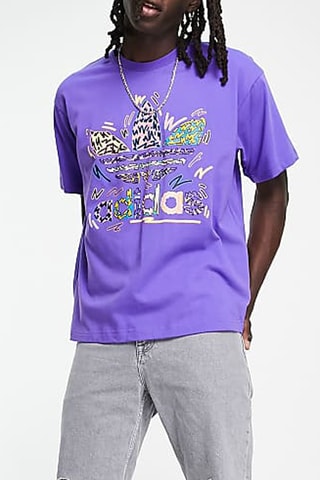 T-shirt Originals Pride - Paars - Adidas