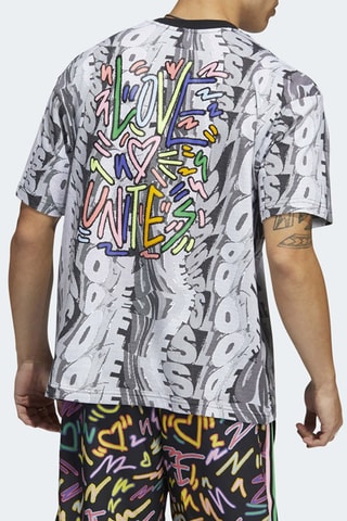 T-shirt Pride - Zwart - Adidas