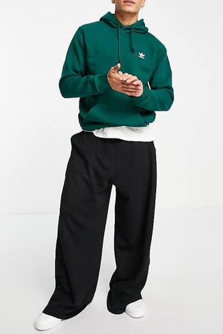 Sweater met Capuchon Essentials - Donkergroen Adidas