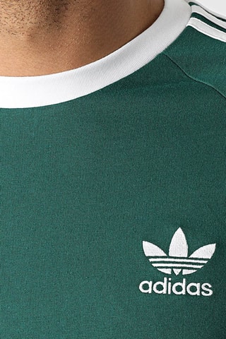 T-shirt Adicolor - Donkergroen Adidas