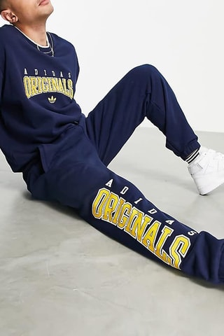Broek Retro Revival - Marineblauw - Adidas