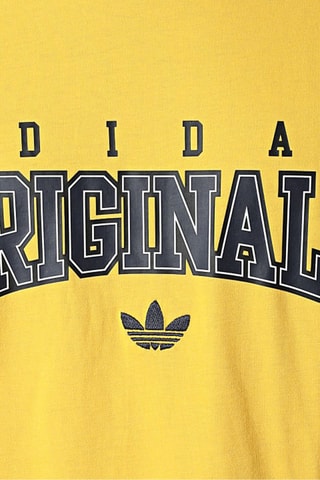 T-shirt Retro Revival - Mosterdgeel - Adidas