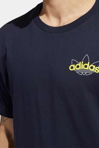 T-shirt Athletic Club - Marineblauw - Adidas
