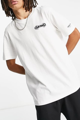 T-shirt Originals Campus - Wit - Adidas