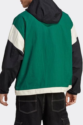 Windjack met Capuchon Originals Adventures - Groen en Zwart - Adidas