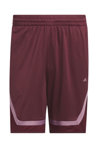 Basketbalshort Pro Block - Bordeauxrood - Adidas